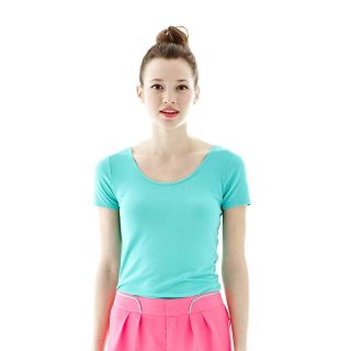 L AMOUR BY NANETTE LEPORE L Amour by Nanette Lepore Short Sleeve Bow Back Top,