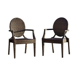 Adriana Pair of Outdoor Wicker Chairs