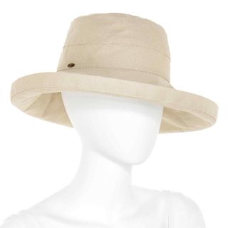 Scala Packable Kettle Brim Hats, Khaki, Womens