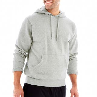 Xersion Fleece Pullover Hoodie, Grey, Mens