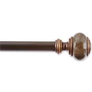 UMBRA Marbello Curtain Rod, Darjeeling Bronze