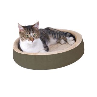 Thermo Kitty Cuddle Up Pet Bed, Mocha