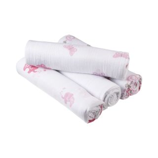ADEN BY ADEN + ANAIS aden by aden + anais Girls and Swirls 4 pk. Swaddle