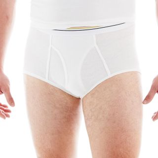 THE FOUNDRY SUPPLY CO. 2 pk. Full Cut Briefs Big and Tall, White, Mens