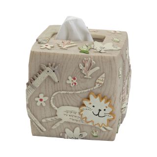 Creative Bath Animal Crackers Tissue Holder, Natural