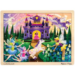 Melissa & Doug 48 pc. Fairy Fantasy Wooden Puzzle, Girls