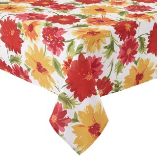 Summer Dahlia Indoor/Outdoor Tablecloth