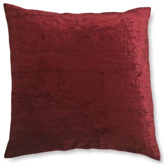 ROYAL VELVET Matte Velvet Euro Pillow, Red