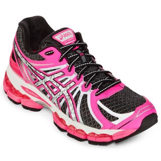 Asics GEL Nimbus 15 Lite Show Womens Running Shoes, Blk/gry/hot Coral