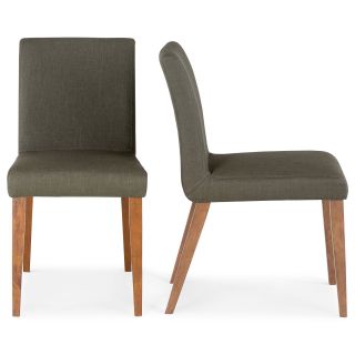 Juno Set of 2 Side Chairs, Brown