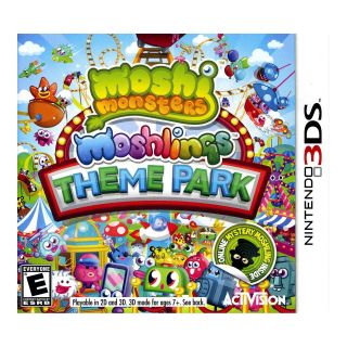 Nintendo 3DS Moshi Monsters Moshlings Theme Park Video Game