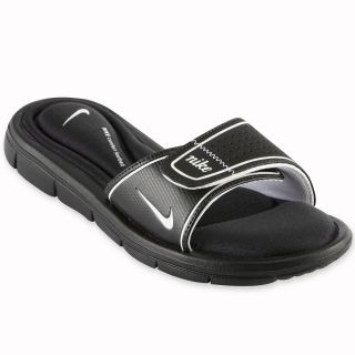 Nike Womens Comfort Slide Sandals, Black/White