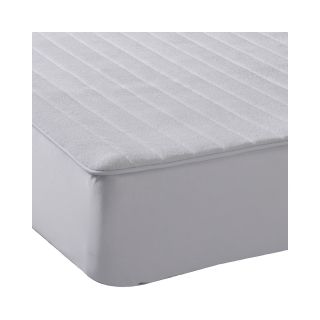 Plush Memory Foam Mattress Pad, White