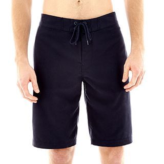 ARIZONA Solid Board Shorts, Williamsburg Navy, Mens