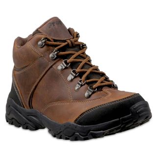 Propet Navigator Mens Leather Hiking Shoes, Brown