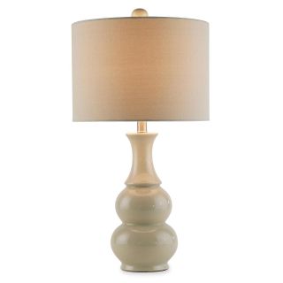 Double Gourd Table Lamp, Ivory