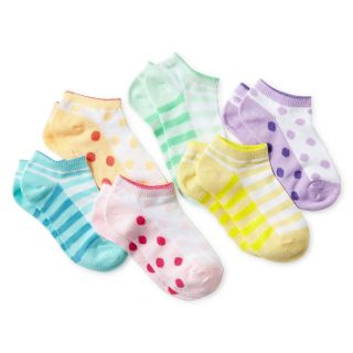 Maidenform 6 pk. No Show Socks   Girls, White, Girls