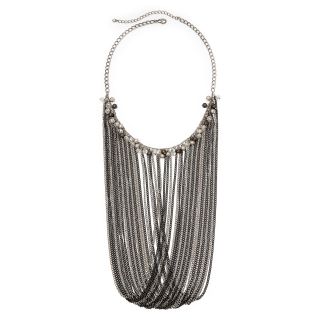 Chain Swag Necklace, Grey