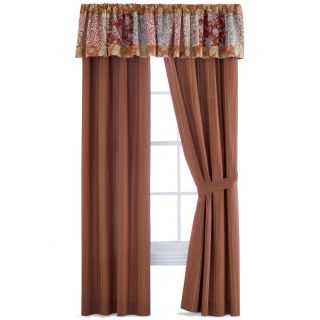 home Sienna 84 Curtain Panel, Red