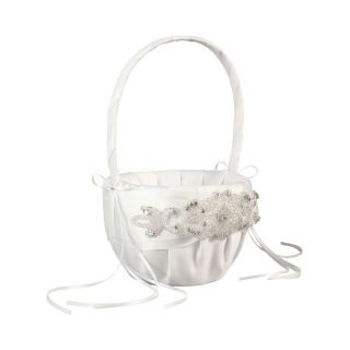 IVY LANE DESIGN Ivy Lane Design Adriana Flower Girl Basket, White