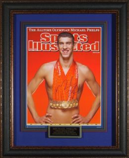 Michael Phelps signed Sports Illustrated Poster