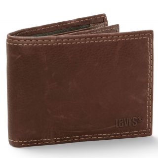 Levis Brown X Tra Slimfold Wallet, Mens