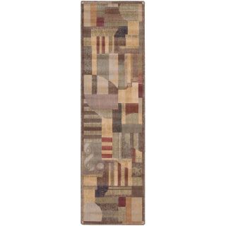 Nourison Mix It Carved Runner Rug, Multi Colo