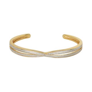 Bridge Jewelry Diamond Accent Cuff Bracelet