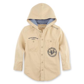 ARIZONA Hooded Shirt   Boys 6 18, Uniform Khaki, Boys