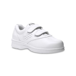 Propet Vista Adjustable Straps Walking Shoes, White, Womens