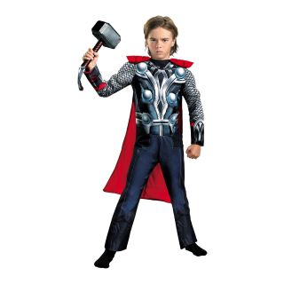 The Avengers Thor Classic Muscle Toddler Costume, Blue, Boys