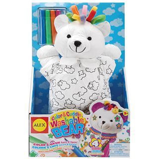 ALEX TOYS Color & Cuddle Washable Bear Kit