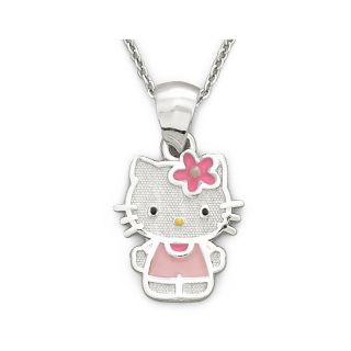 Girls Hello Kitty Pink Flower Pendant, Girls