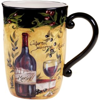 Wine & Cheese Party Earthenware Pitcher