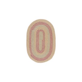 Brook Farm Braided Indoor/Outdoor Oval Rugs, Tea Stained