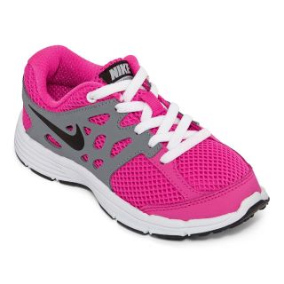 Nike Dual Fusion Preschool Girls Running Shoes, Black/Pink, Girls