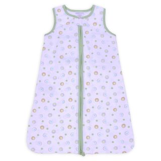 sootheTIME snooze sack   Neutral Dots Crinkle Cotton, Green, Green