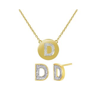 ONLINE ONLY   Diamond Addiction Diamond Accent D Pendant & Earrings Set,