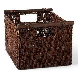 MICHAEL GRAVES Design Natural Storage Basket, Brown