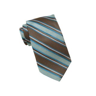 Stafford Truckin Stripe Tie, Blue, Mens