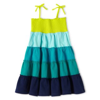 JOE FRESH Joe Fresh Multicolor Smocked Sundress   Girls 1t 5t, Blue, Blue, Girls