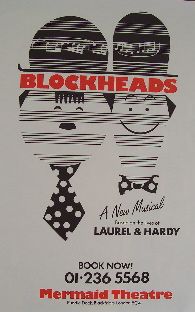 Blockheads (Original London Theatre Poster)