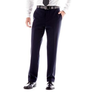 JF J.Ferrar JF J. Ferrar Super Slim Flat Front Suit Pants, Navy, Mens