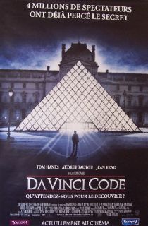 The Da Vinci Code   Regular   Style B (Large   French   Rolled) Movie