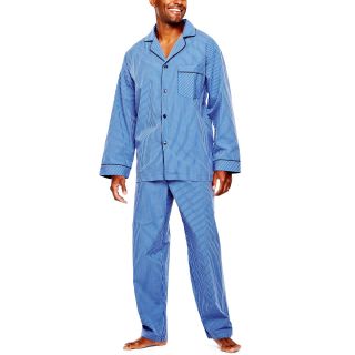 Stafford Pajamas   Tall, Br Cobalt Stripe, Mens