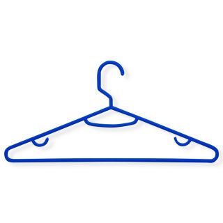 HONEY CAN DO Honey Can Do 60 Pack Recycled Plastic Hangers   Blue
