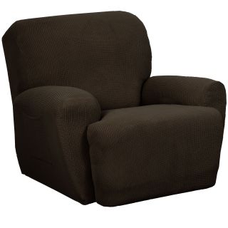 Reeves Stretch Plush Recliner Slipcover, Natural