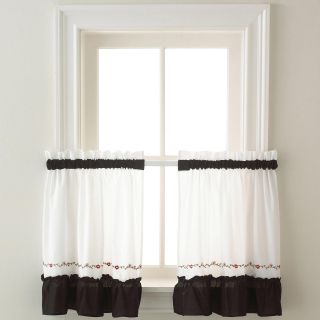 Jayden Rod Pocket Window Tiers, Black