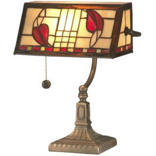 Dale Tiffany Henderson Bankers Accent Table Lamp