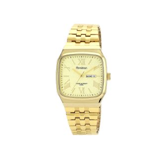 Armitron All Sport Mens Gold Tone Expansion Watch